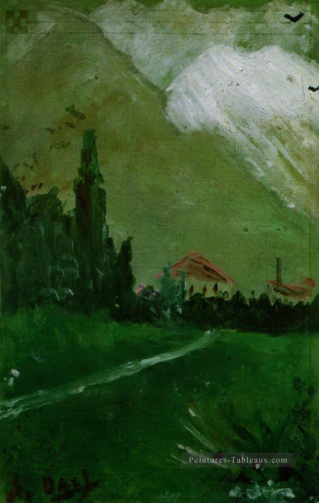 Landscape Near Figueras Salvador Dali Oil Paintings
